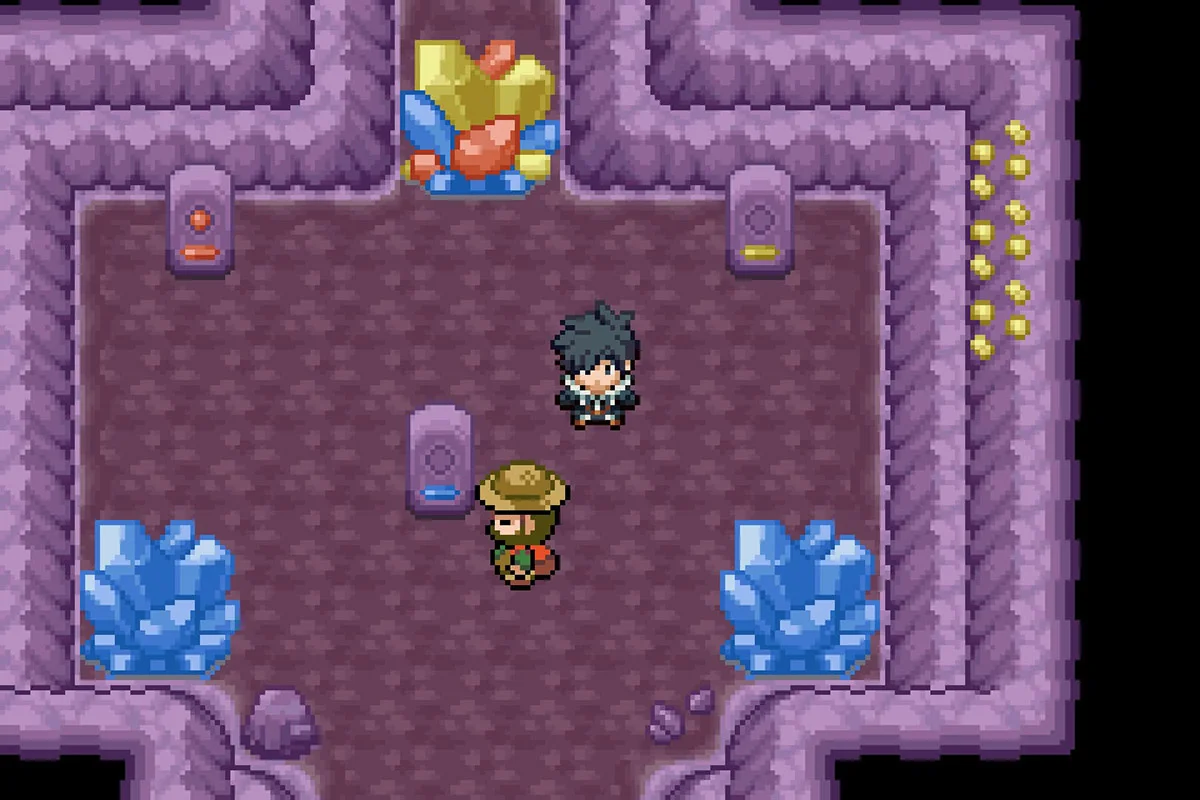 Disabling the red crystals. / Pokémon Unbound