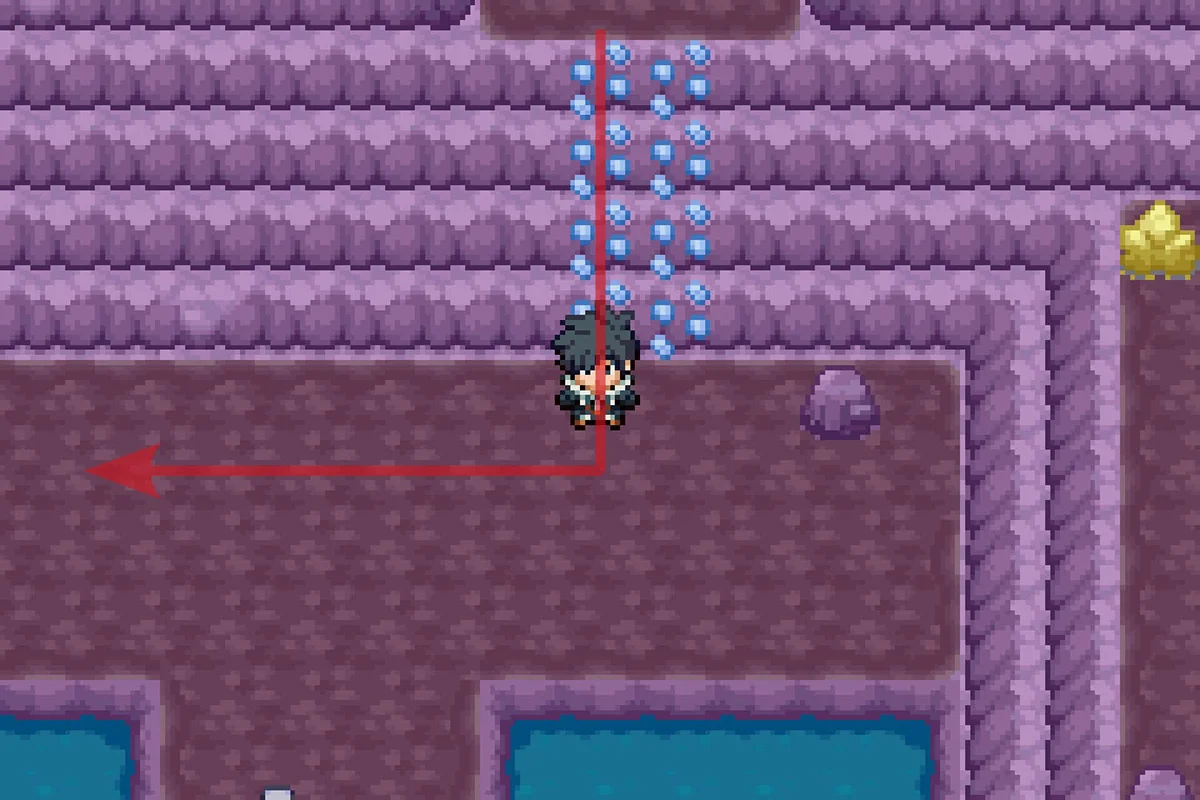 Following the path west. / Pokémon Unbound