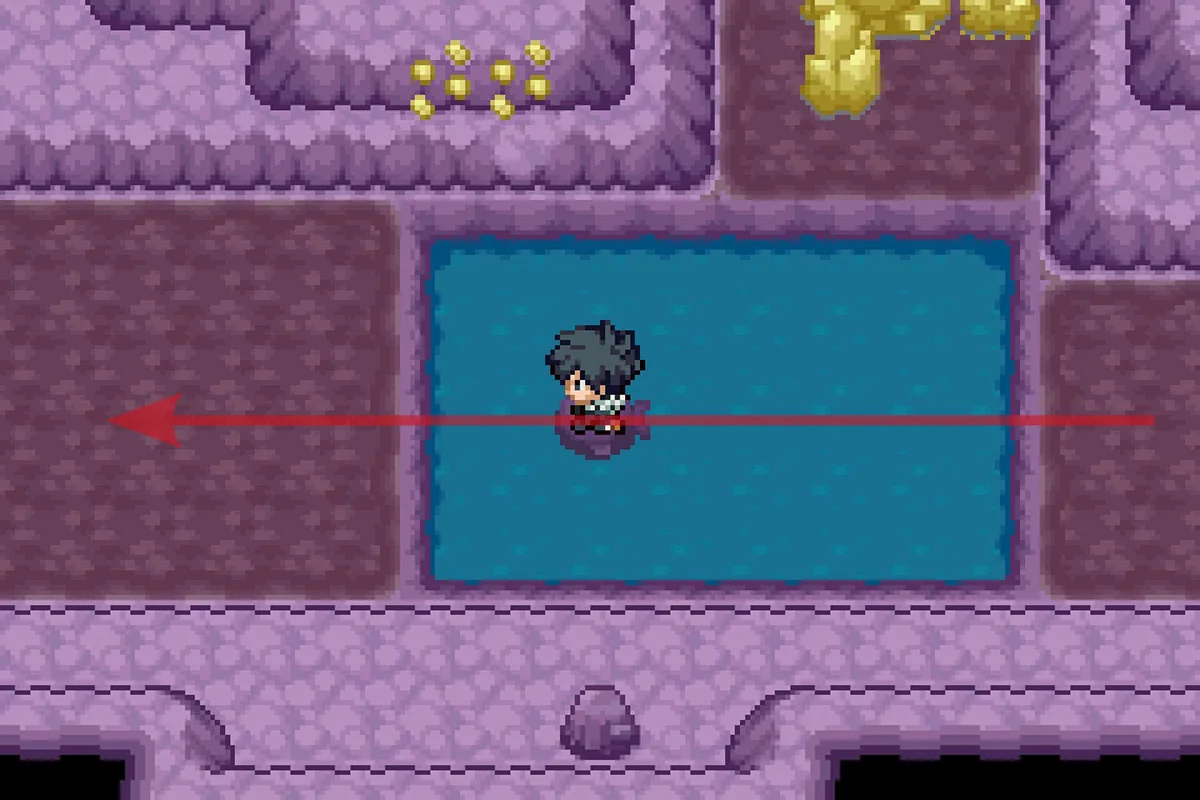 Following the path west. / Pokémon Unbound