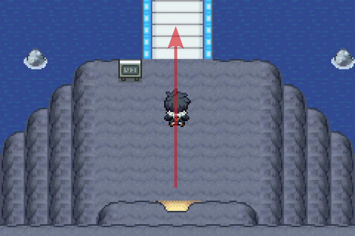 Following the path north. / Pokémon Unbound