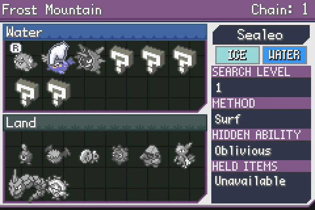 도감내비의 검색 기능 사용하기.