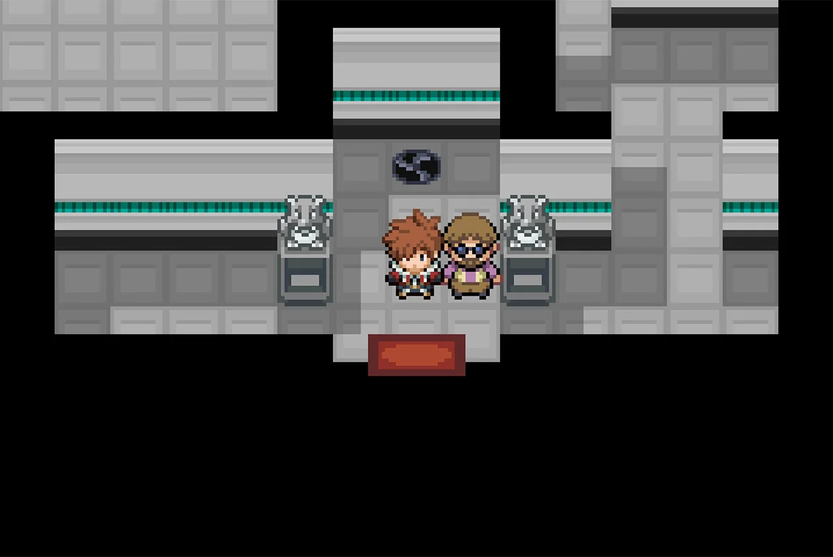 Blizzard City Gym entrance / Pokémon Unbound