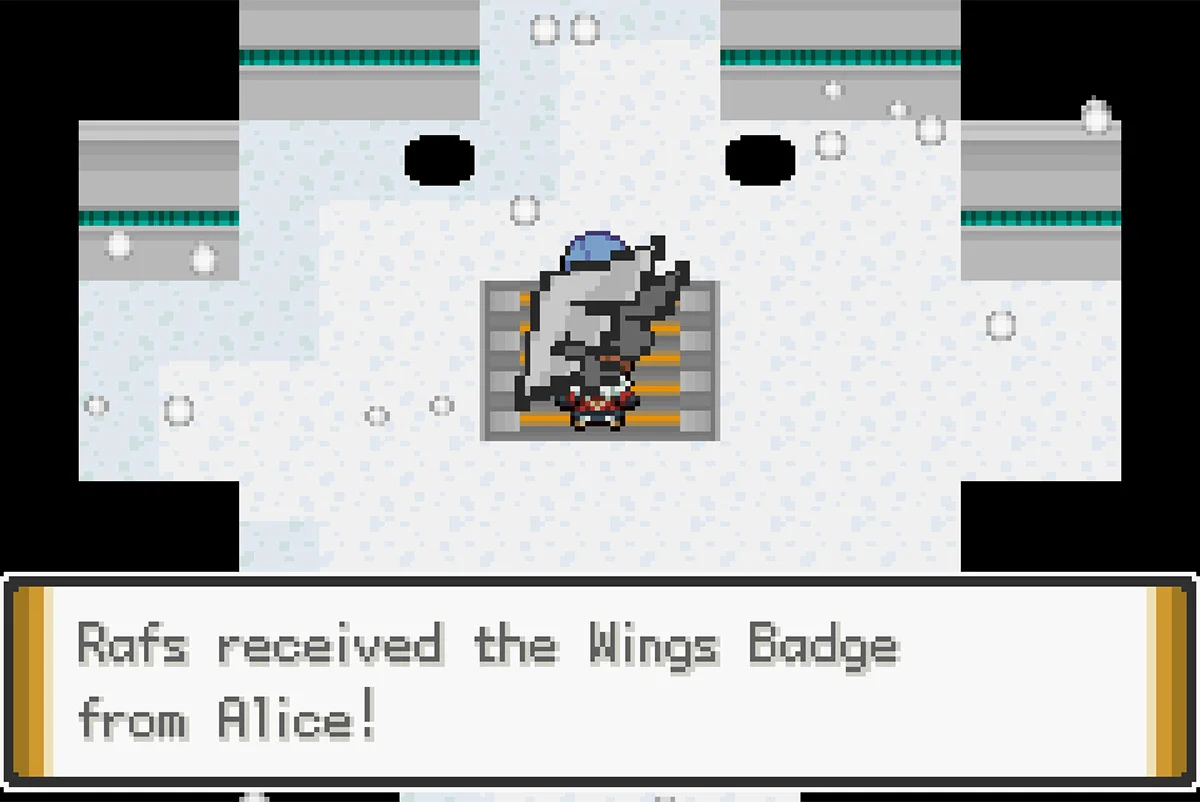 Obtaining the Wings Badge / Pokémon Unbound