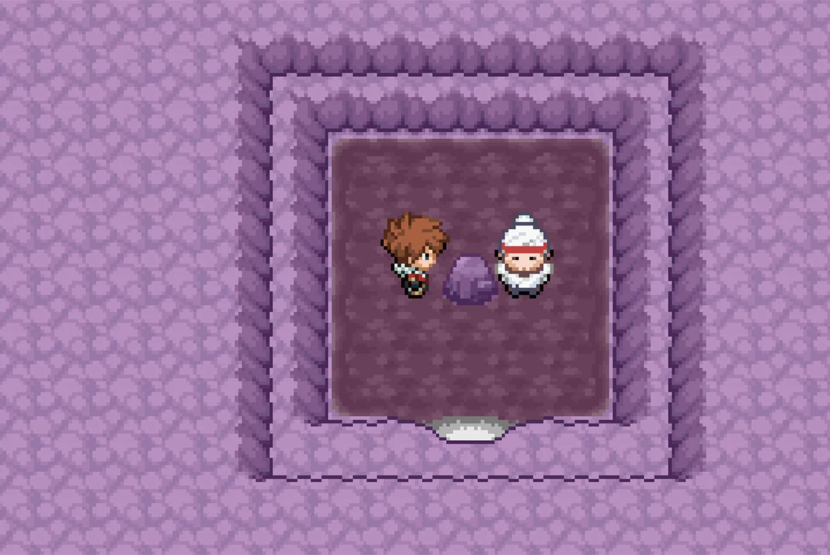 Location of first button / Pokémon Unbound