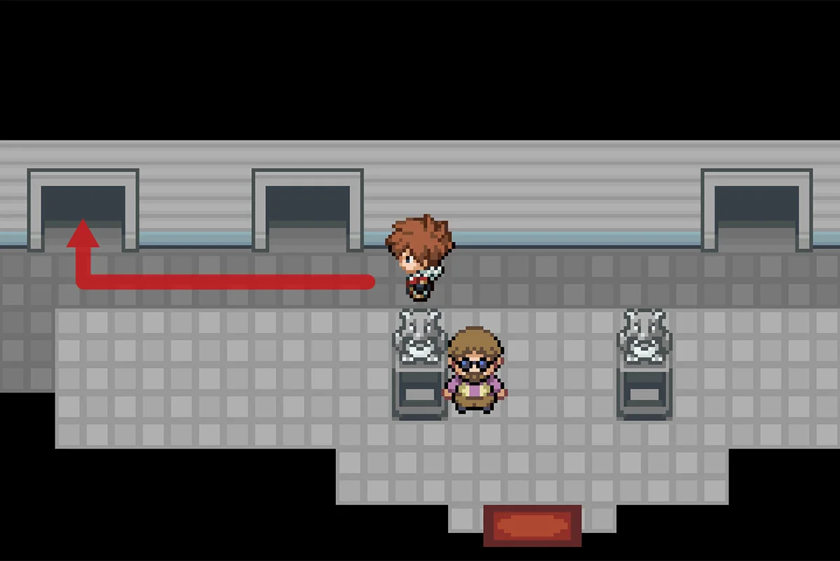 Path to second room / Pokémon Unbound
