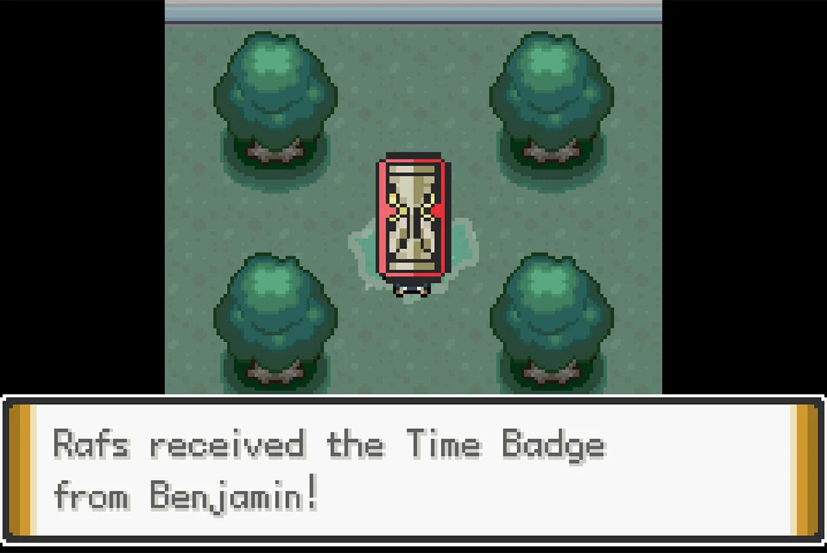 Obtaining the Time Badge / Pokémon Unbound