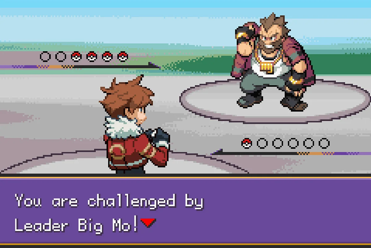 Big Mo gym battle / Pokémon Unbound