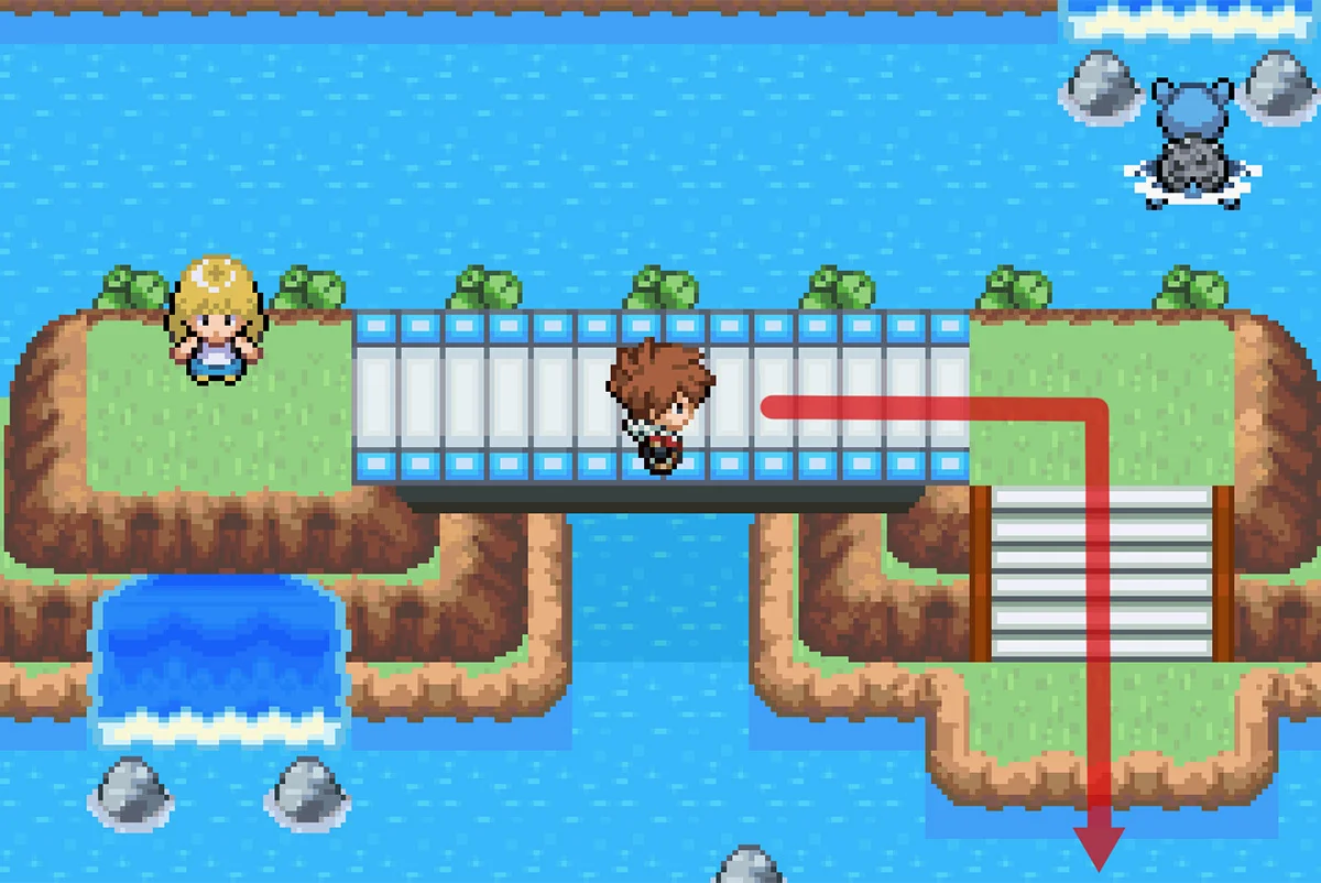 Path to island / Pokémon Unbound