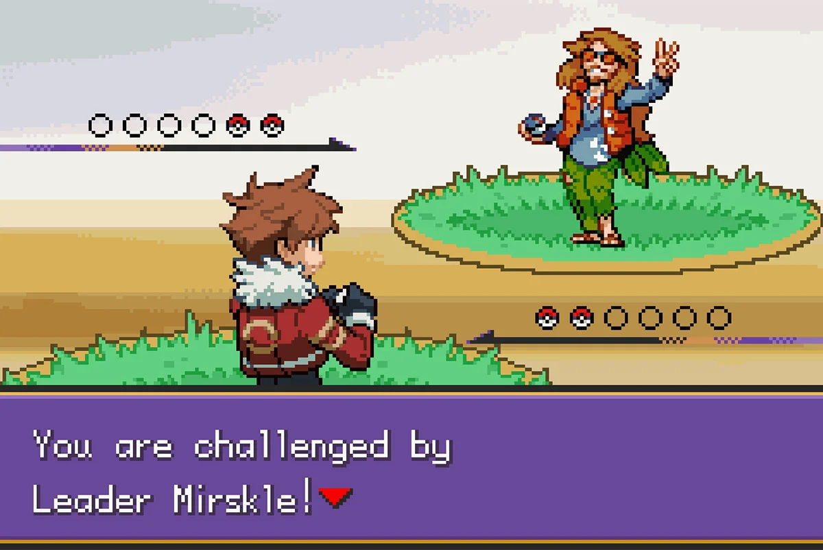 Mirskle Gym battle / Pokémon Unbound