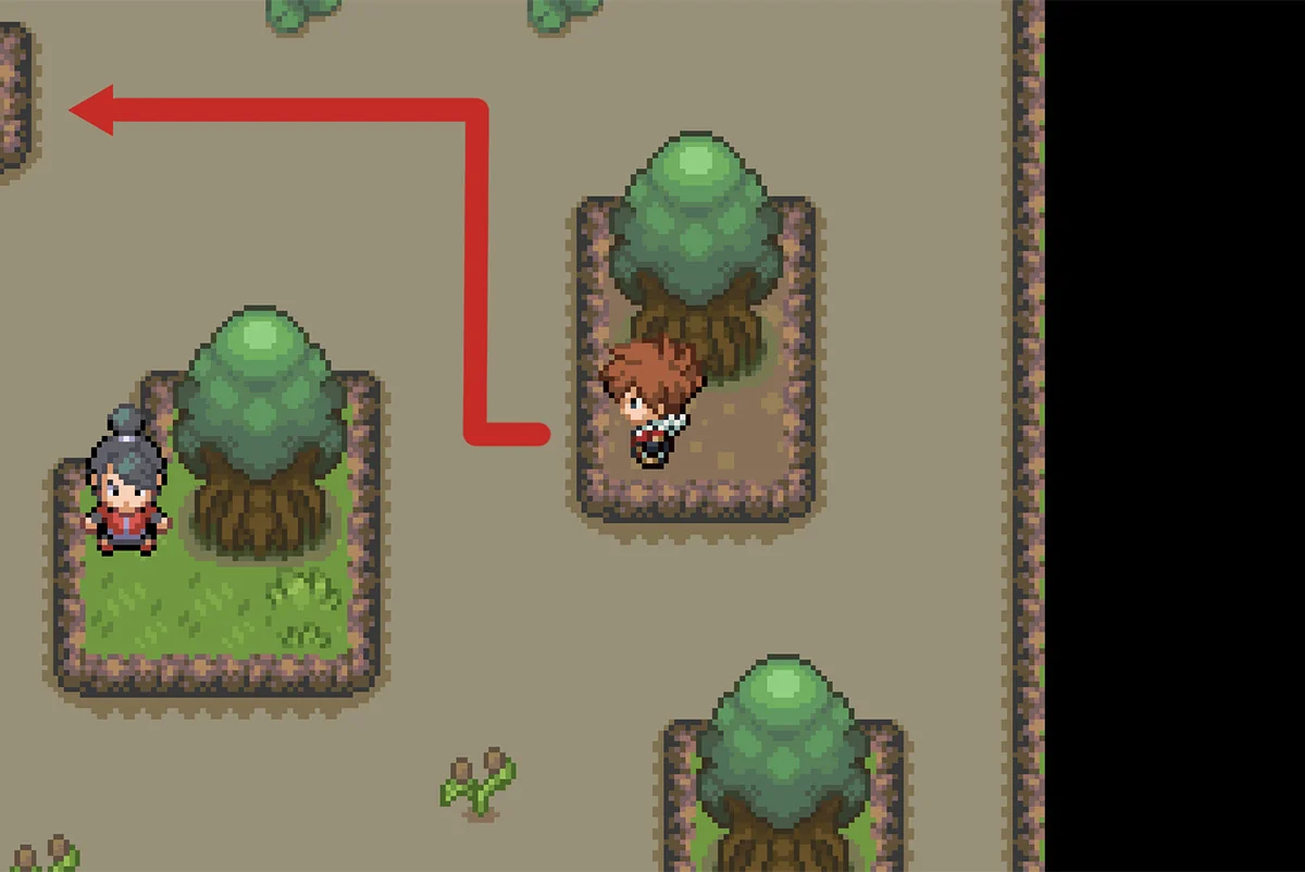 Path to next land mass / Pokémon Unbound