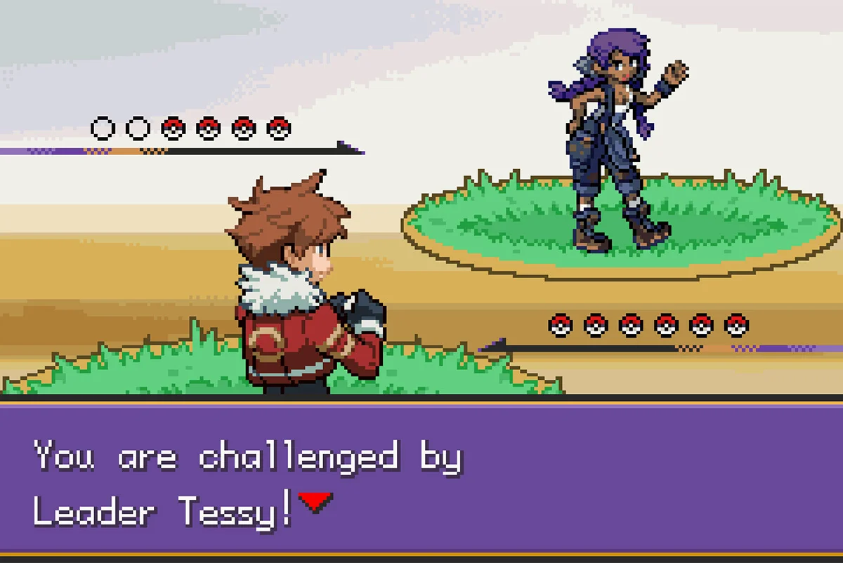 Tessy gym battle / Pokémon Unbound