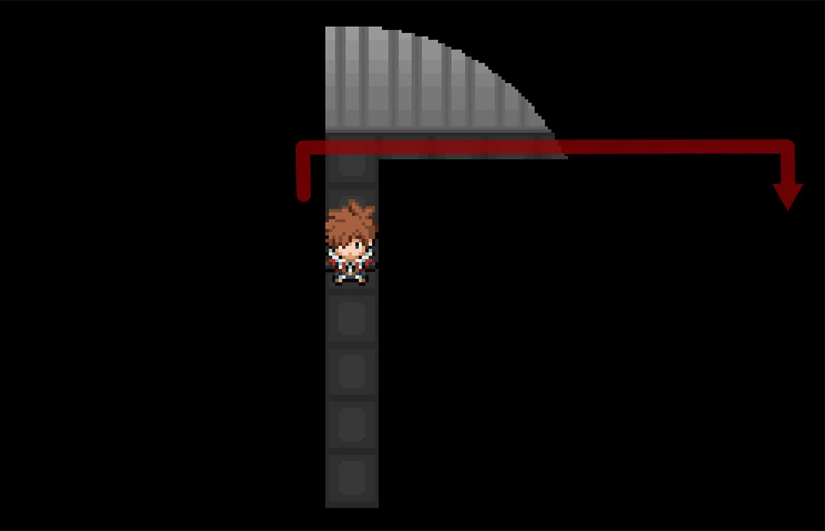 Hiding space from 1st Trainer / Pokémon Unbound