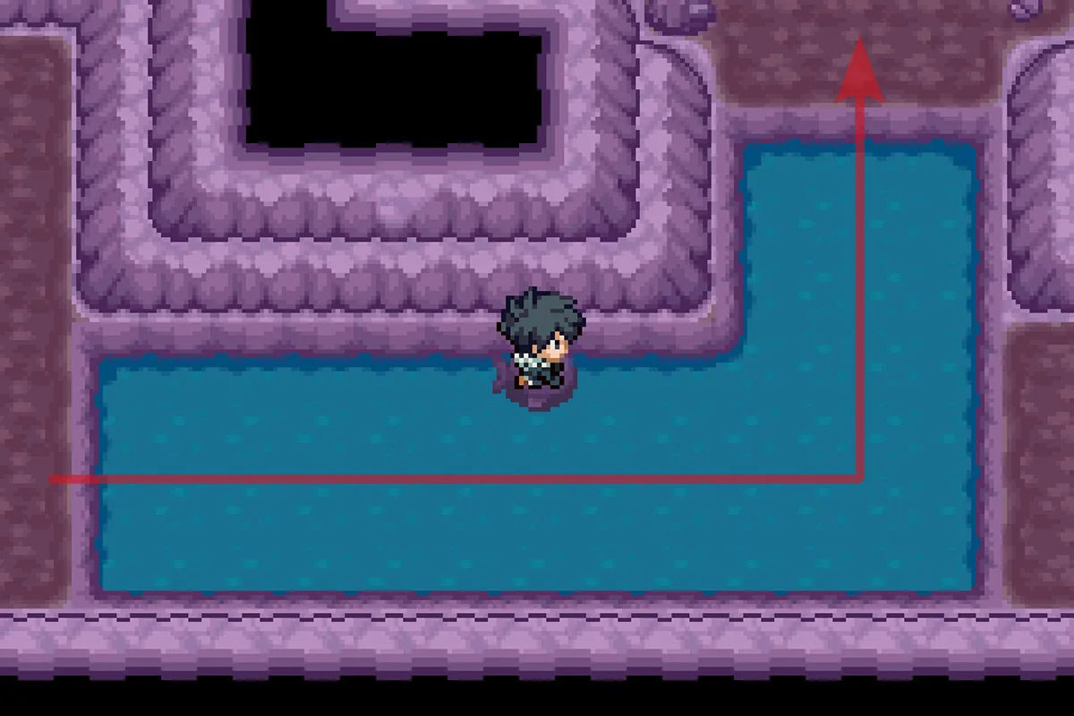 동쪽으로 파도타기 후 북쪽으로 이동.