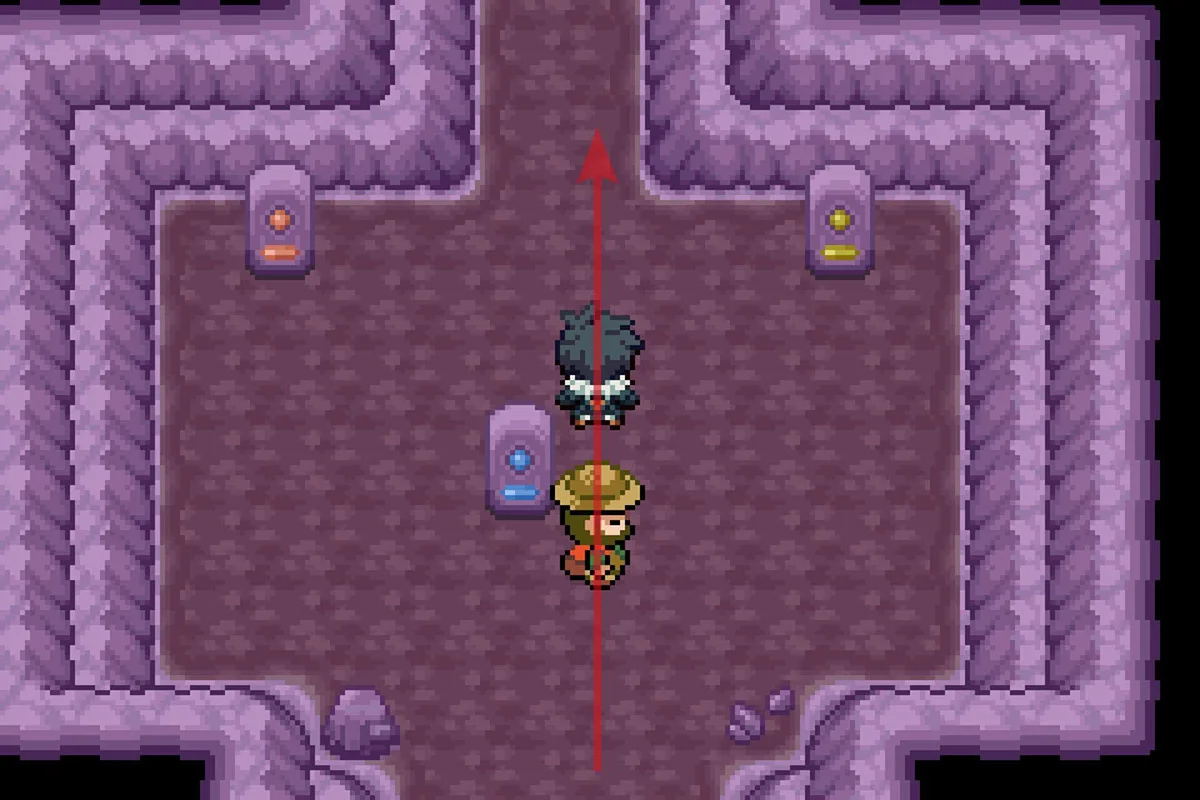 모든 수정을 비활성화한 후 북쪽으로 이동.