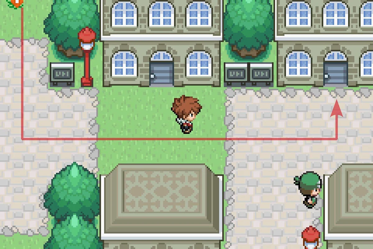 포켓몬 브리더 스쿨로 입장.