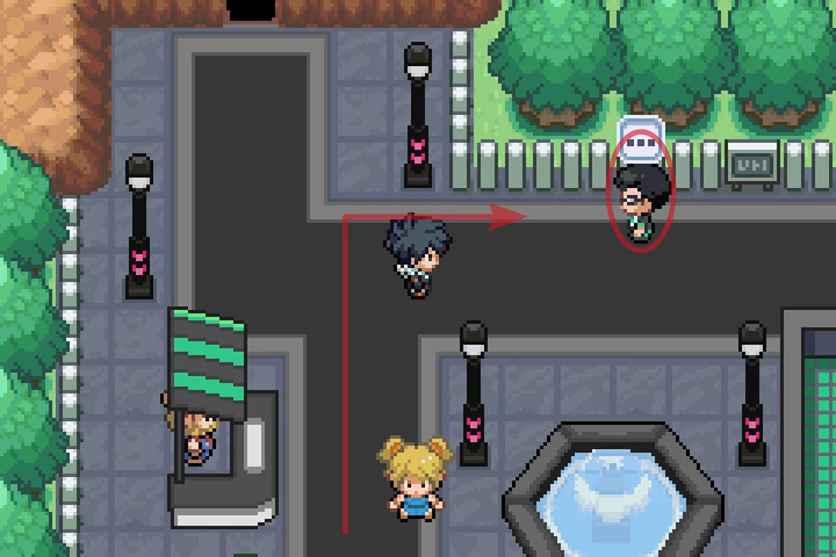 서브 미션 아이콘이 있는 NPC에게 접근.