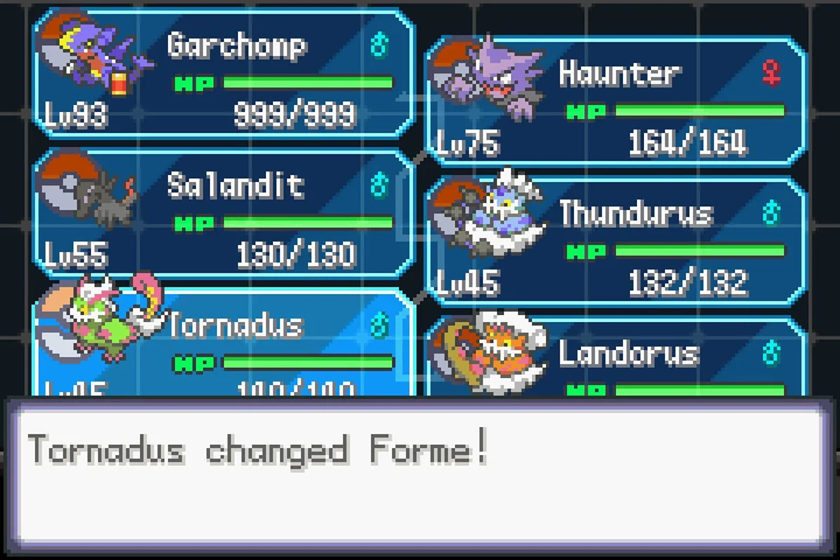 토네로스의 폼 변경.