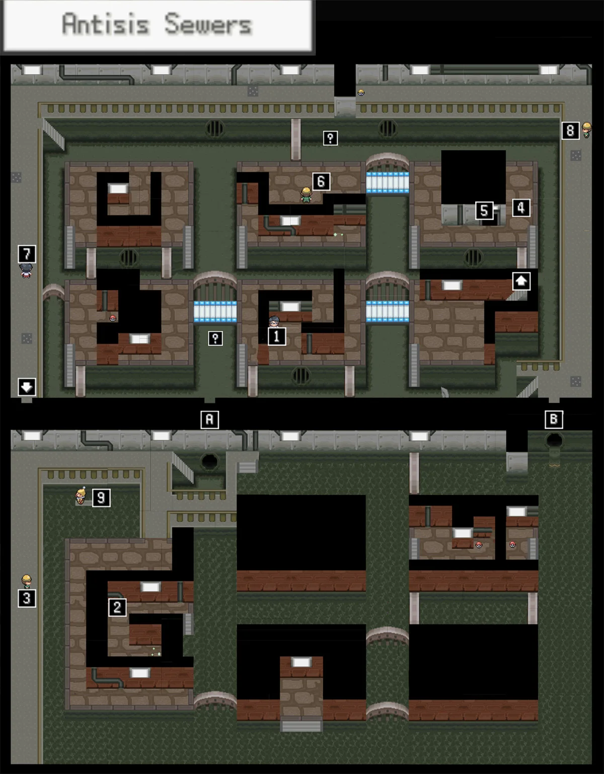 Antisis Sewers Map