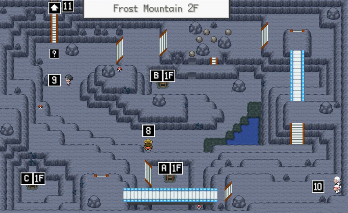 Frost Mountain 2F Map