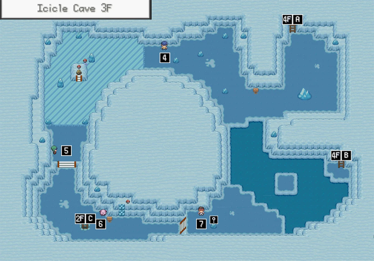 Icicle Cave 3F Map