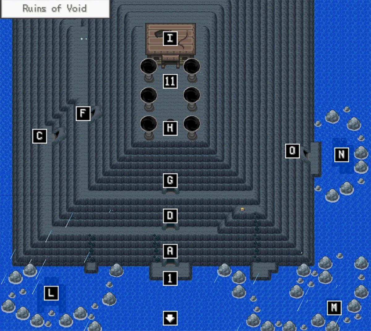 Ruins of Void exterior map