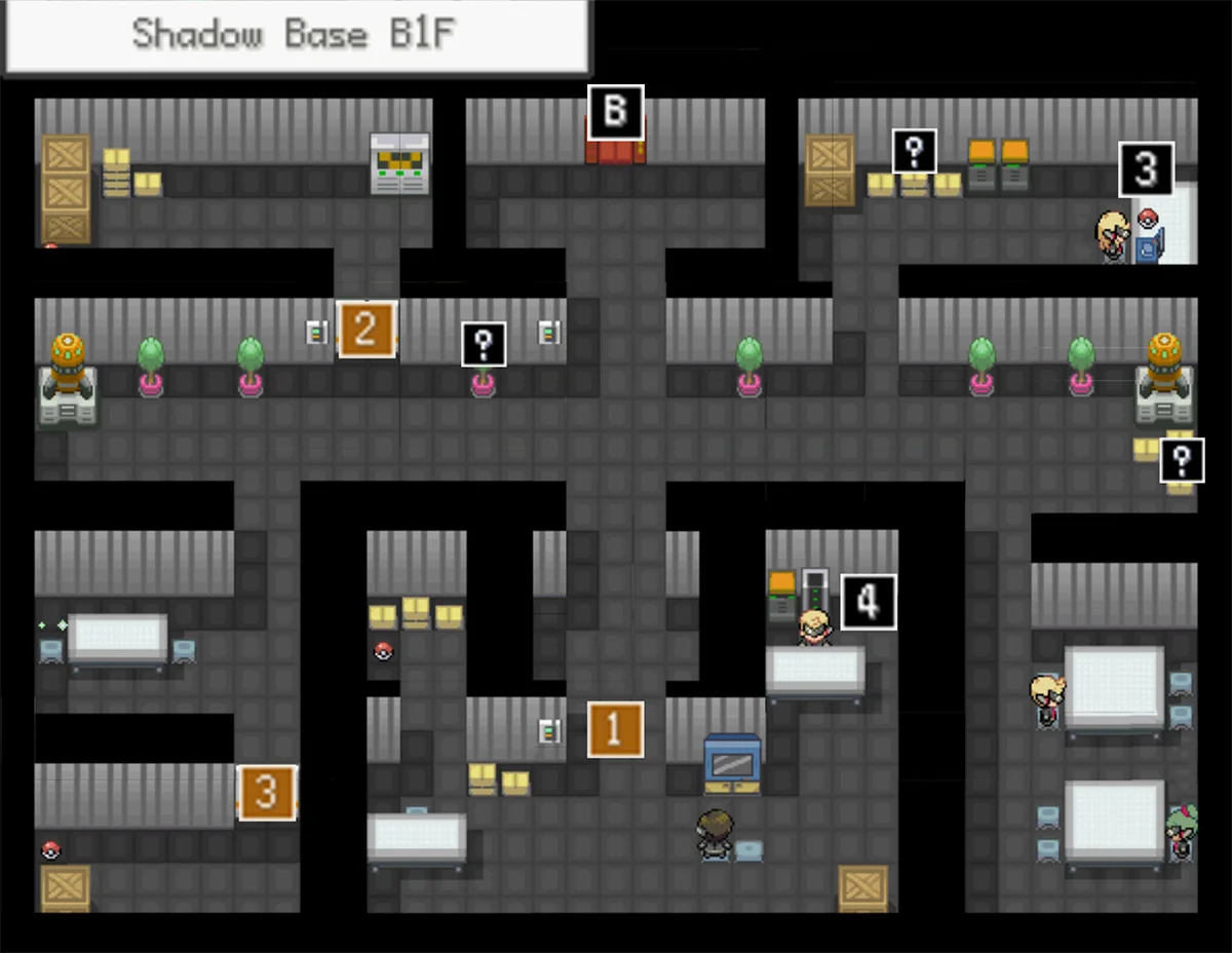 Shadow Base B1F map