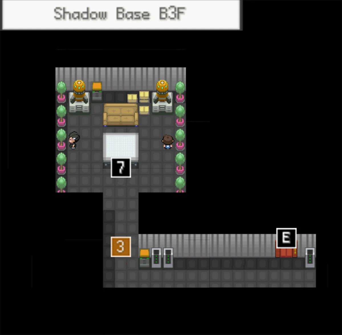 Shadow Base B3F map