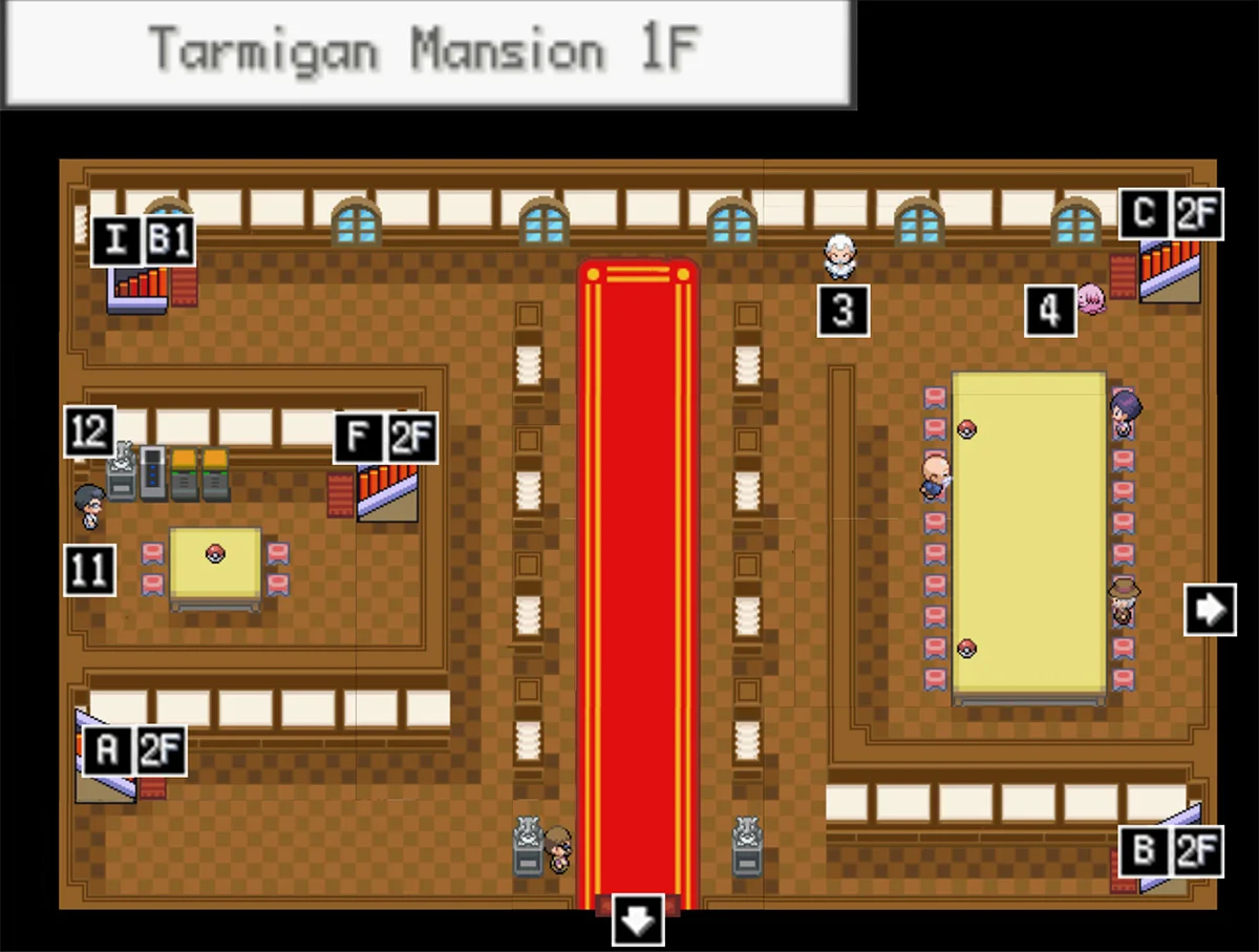 타미건 맨션 1층 지도