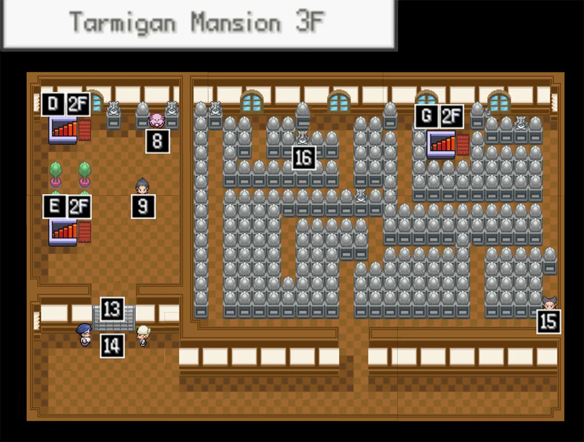 타미건 맨션 3층 지도