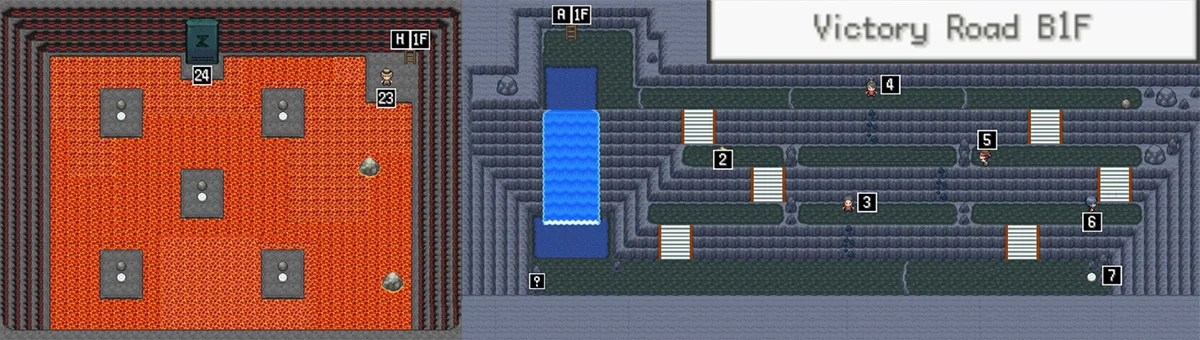 챔피언로드 지하 1층 지도