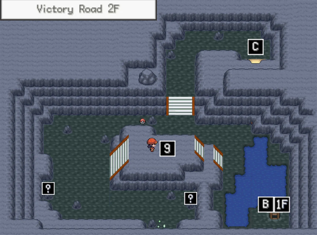 챔피언로드 2층 지도