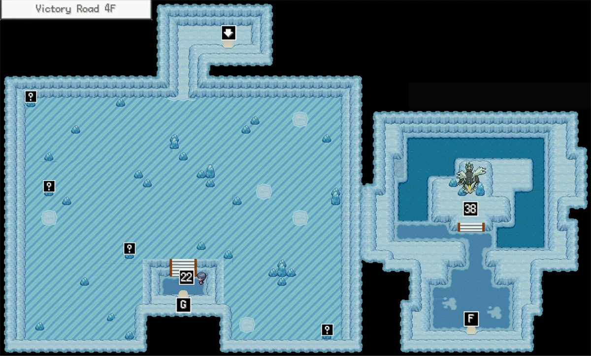 챔피언로드 4층 지도