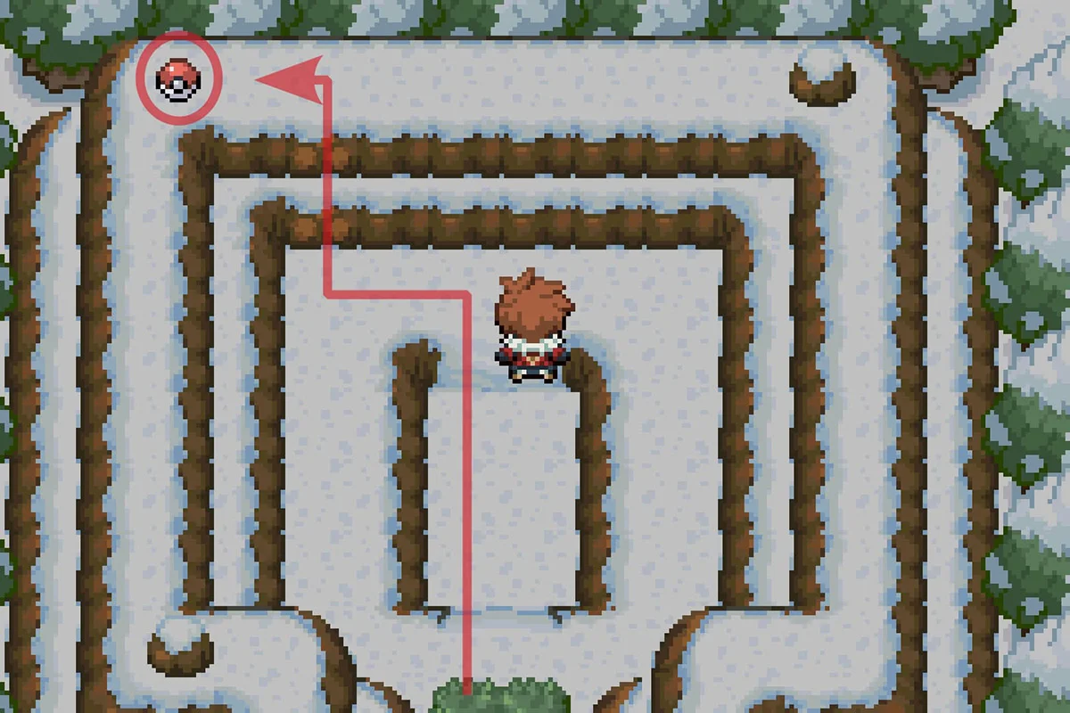 눈설왕나이트 위치. / Pokémon Unbound