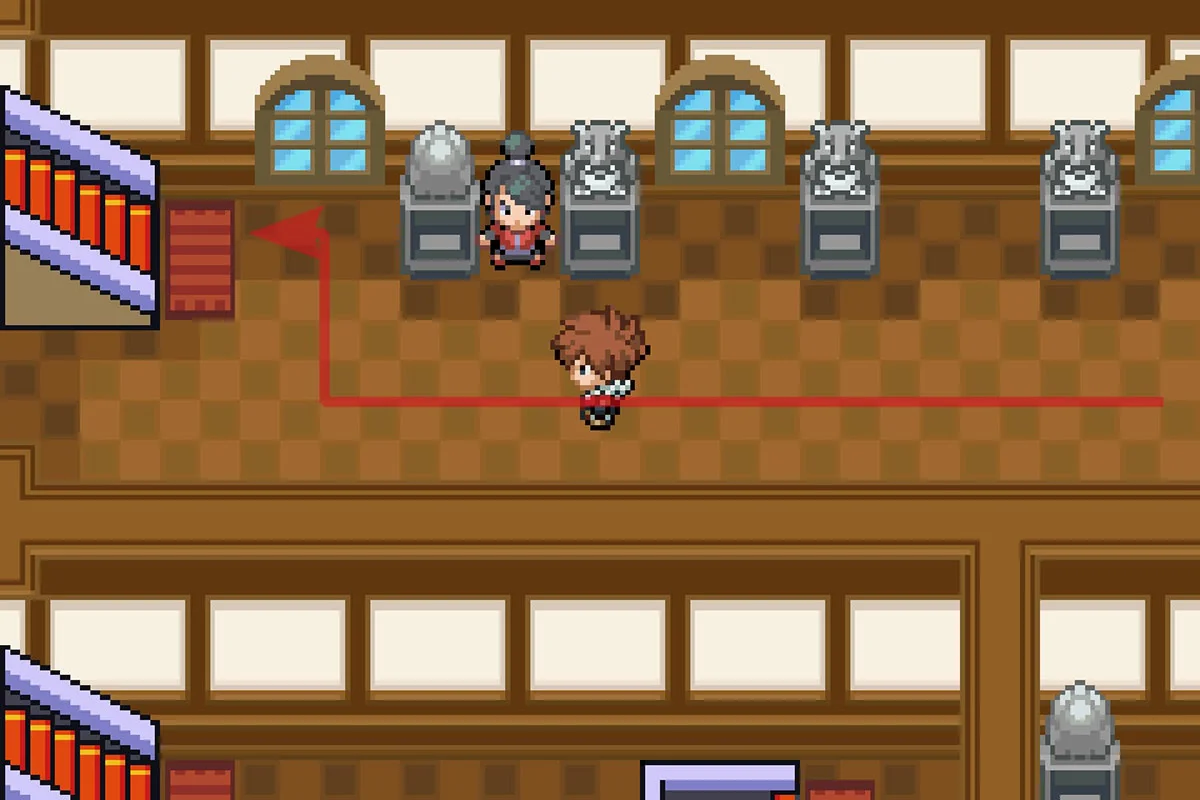 더 위층으로 올라가는 모습. / Pokémon Unbound