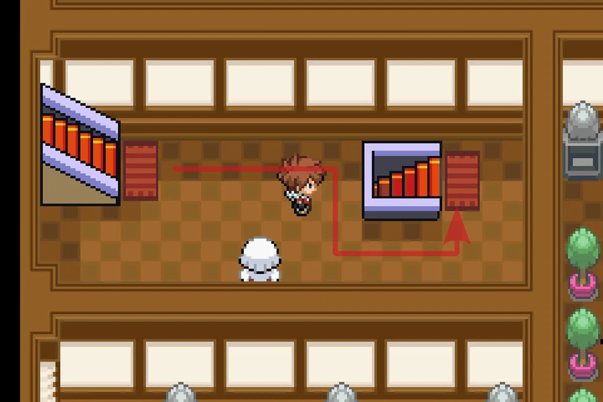 더 아래층으로 내려가는 모습. / Pokémon Unbound