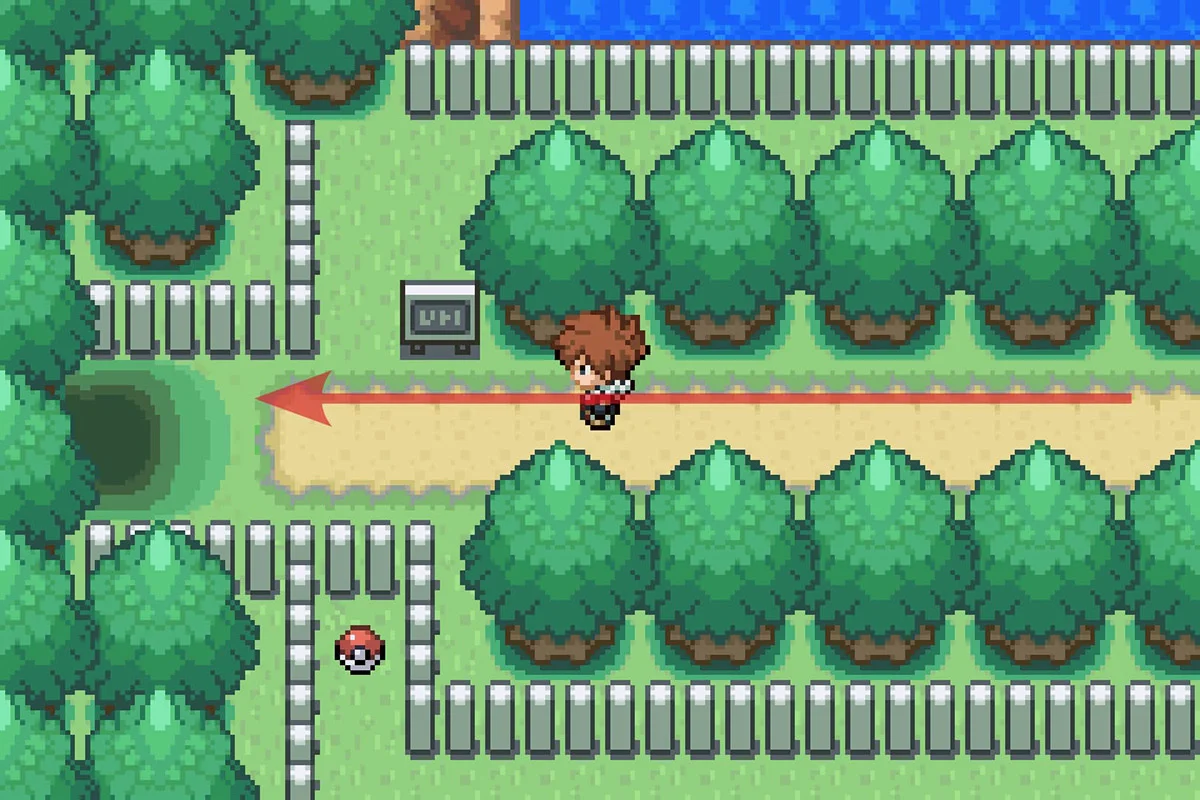 그림 우즈로 들어가는 모습. / Pokémon Unbound