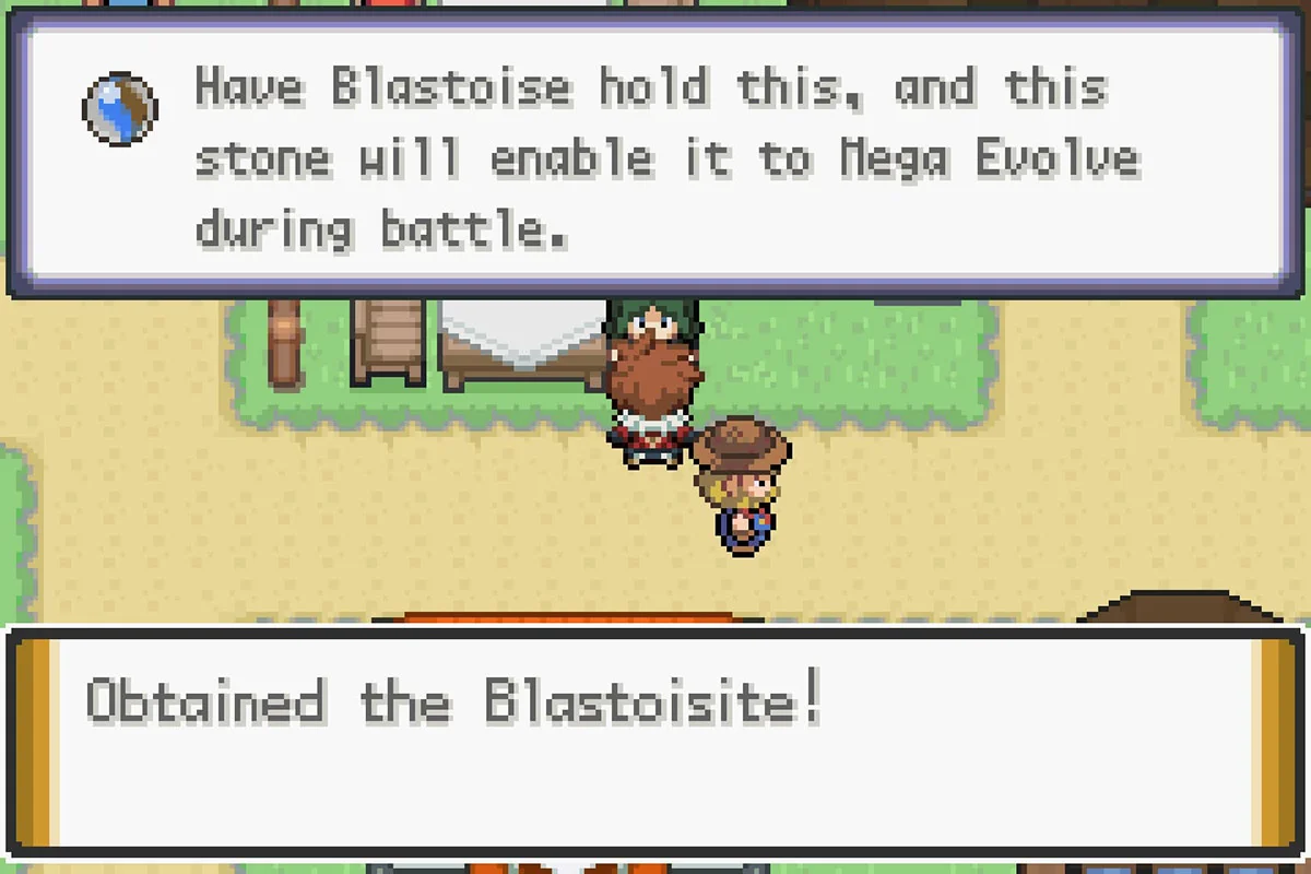 거북왕나이트를 얻는 모습. / Pokémon Unbound