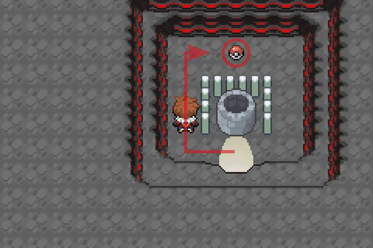 리자몽나이트X를 찾는 모습. / Pokémon Unbound