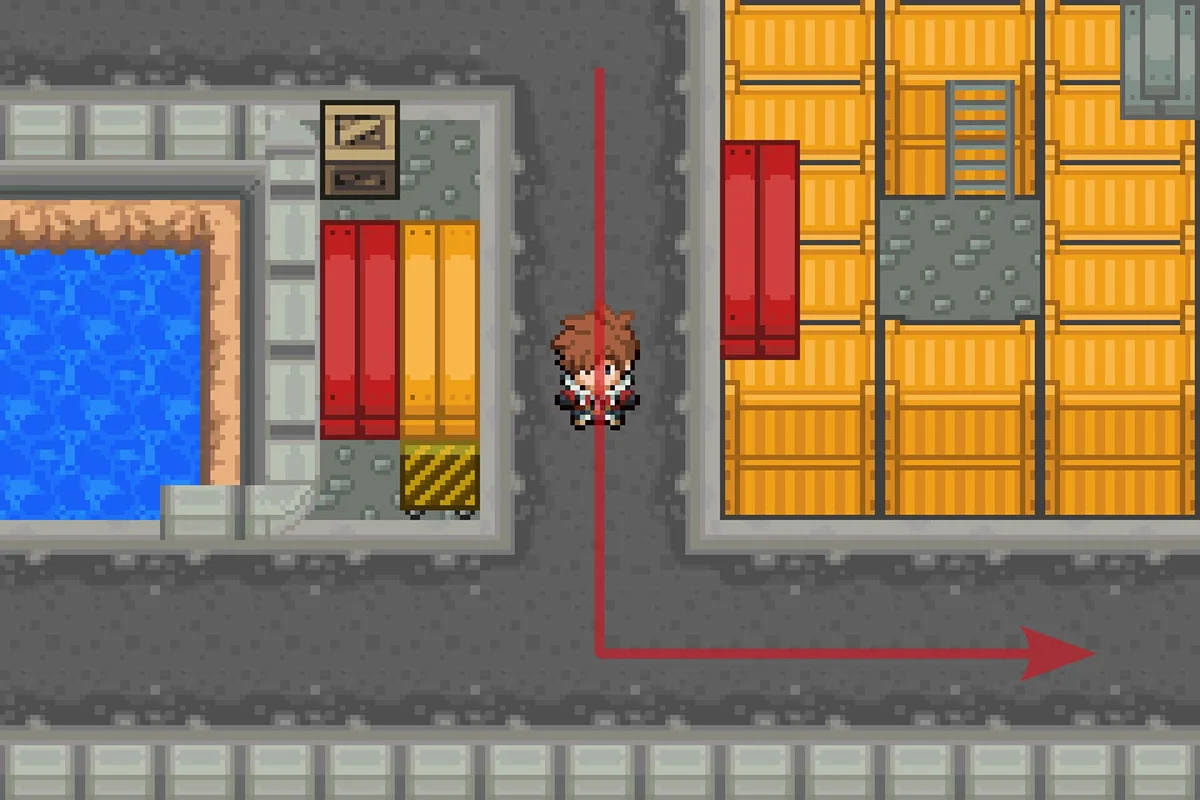 동쪽 경로를 따라가는 모습. / Pokémon Unbound