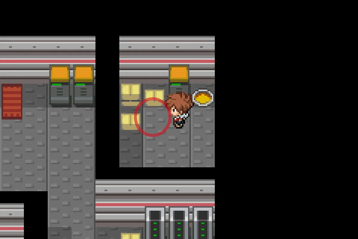 가디안나이트가 있는 타일. / Pokémon Unbound