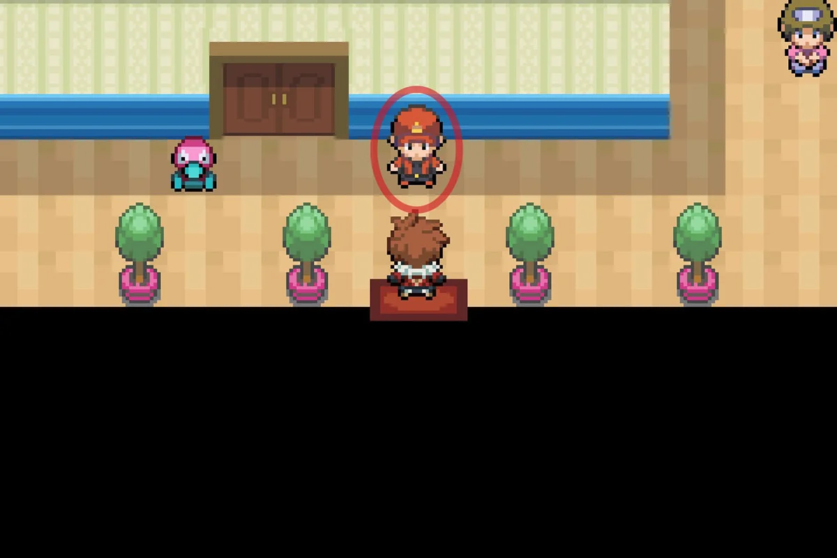 라티오스나이트를 주는 레인저 NPC. / Pokémon Unbound