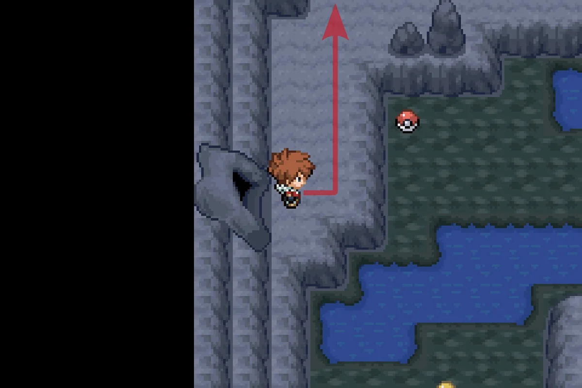 동쪽 경로를 따라가는 모습. / Pokémon Unbound