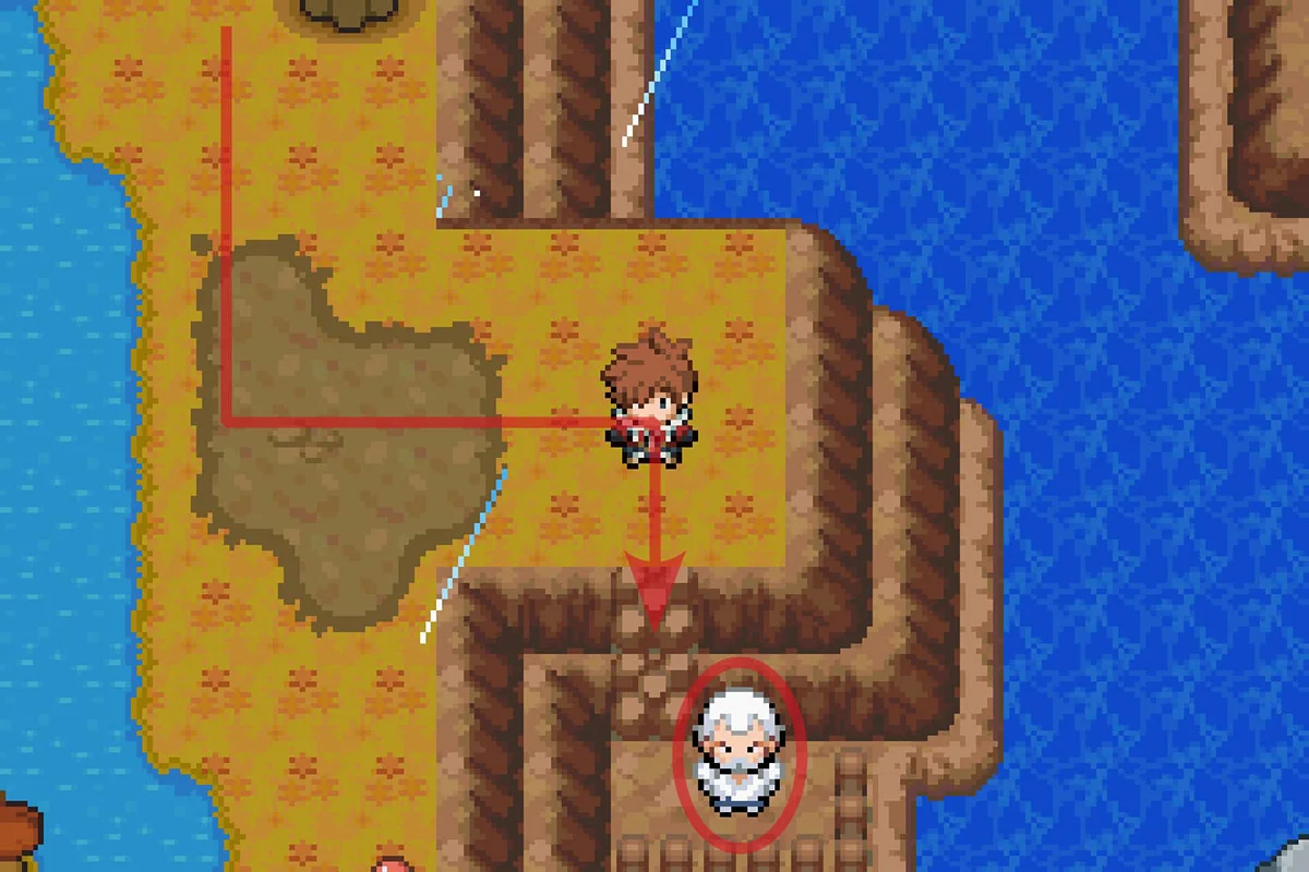 메가 트레이너 에르네스토에게 다가가는 모습. / Pokémon Unbound