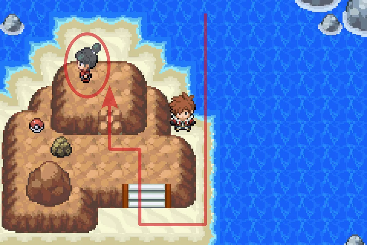 메가 트레이너 리나에게 다가가는 모습. / Pokémon Unbound