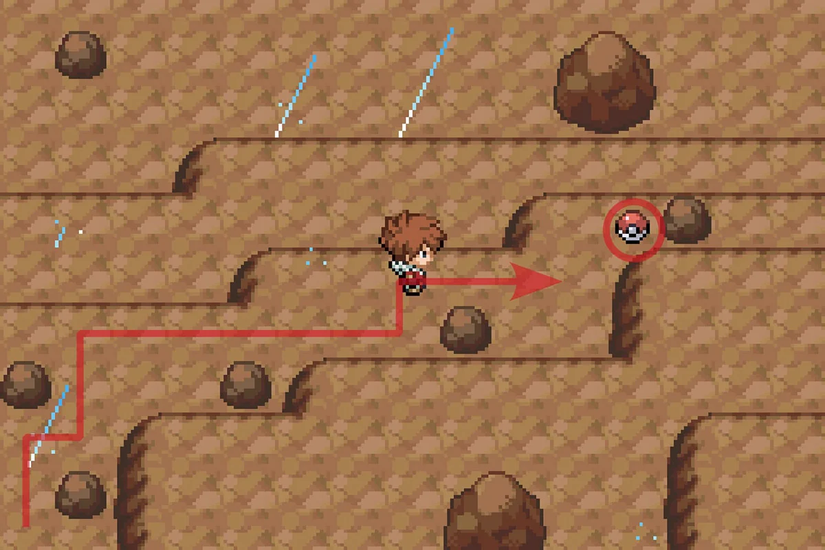 강철톤나이트를 찾는 모습. / Pokémon Unbound