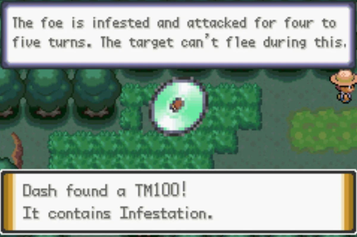 야생에서 발견한 TM / Pokémon Unbound