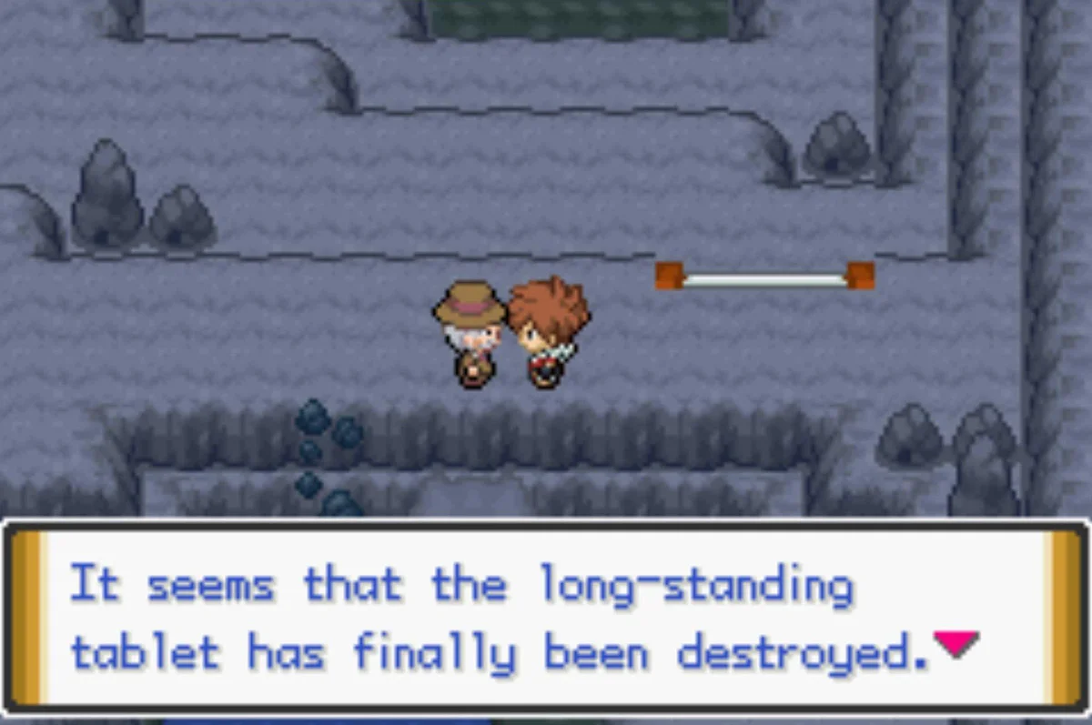 The tablet is solved / Pokémon Unbound