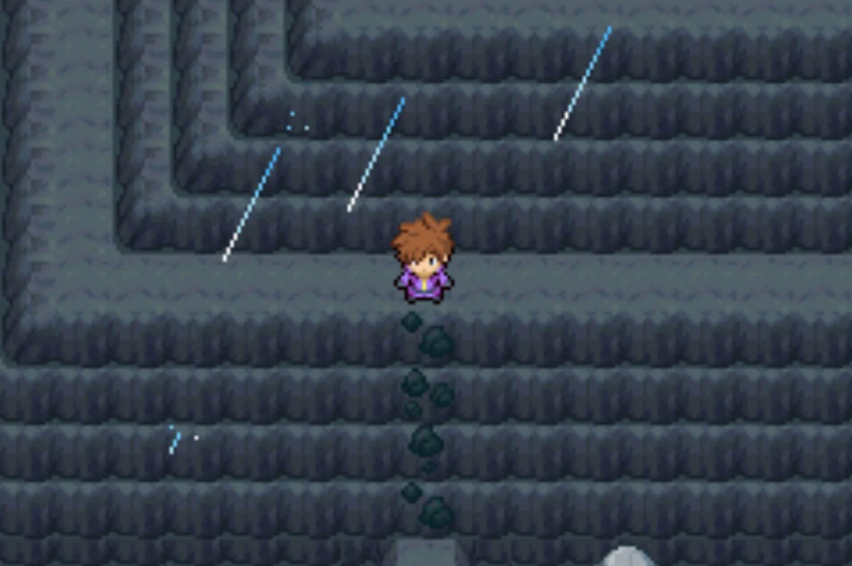 The path to the Dive area / Pokémon Unbound