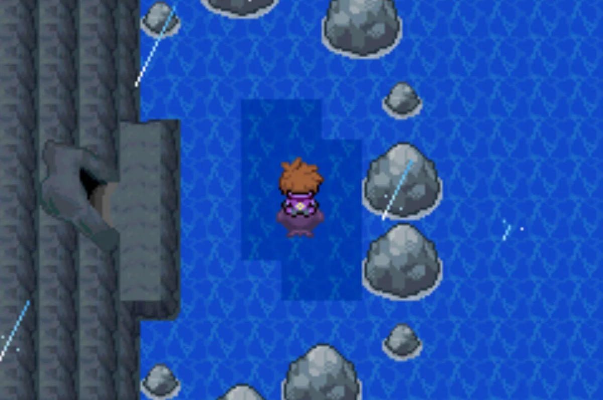 The entrance to the Claydol Maze / Pokémon Unbound