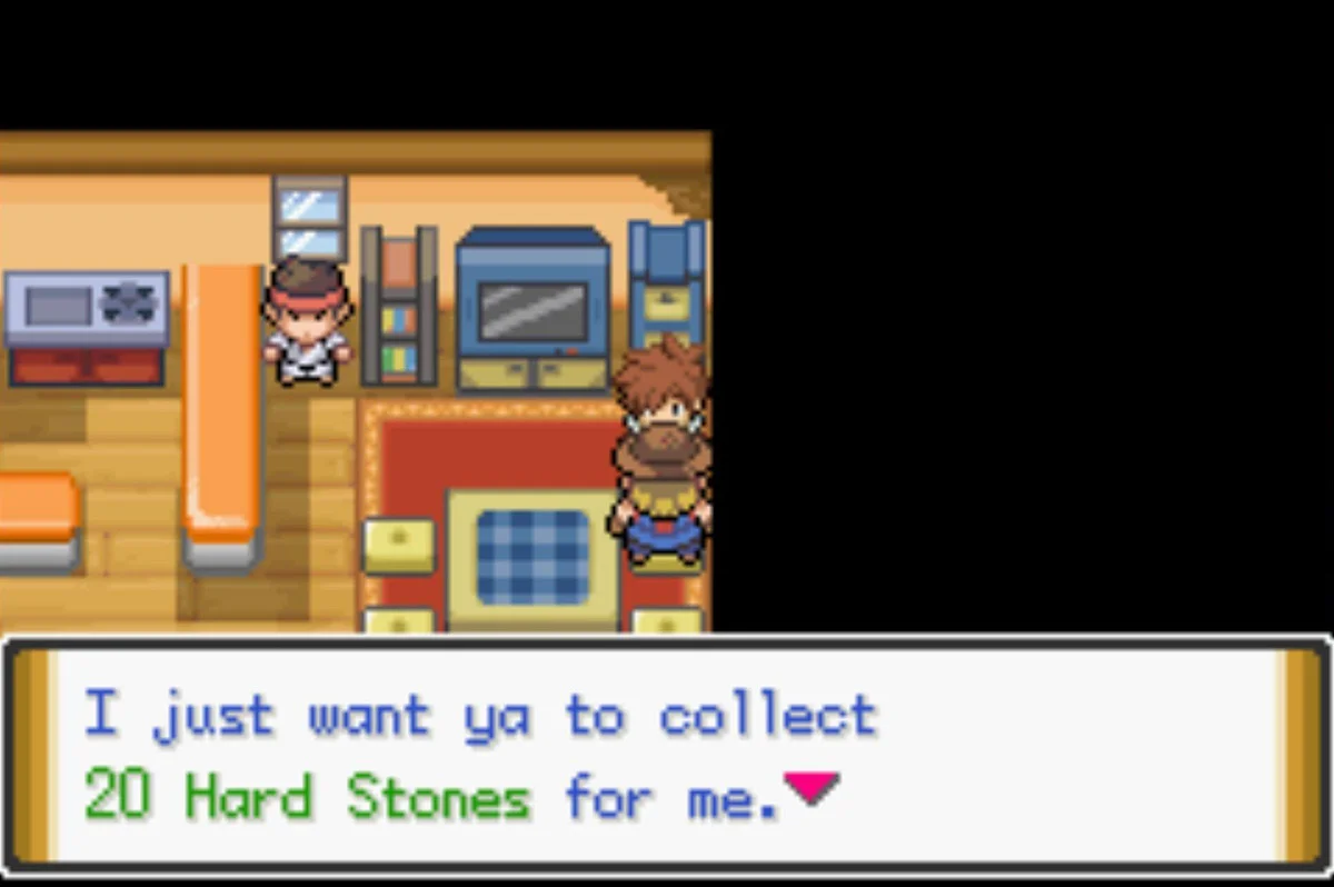 딱딱한돌을 엄청나게 요구하는 목장주 / Pokémon Unbound